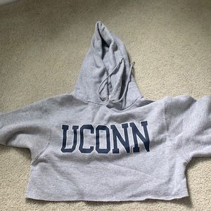 Cropped UCONN hoodie
